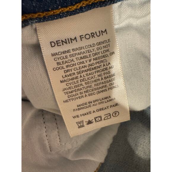 Aritzia Denim Forum The Marianne High Rise Flare Organic Cotton Jeans Size 32 - Picture 6 of 7